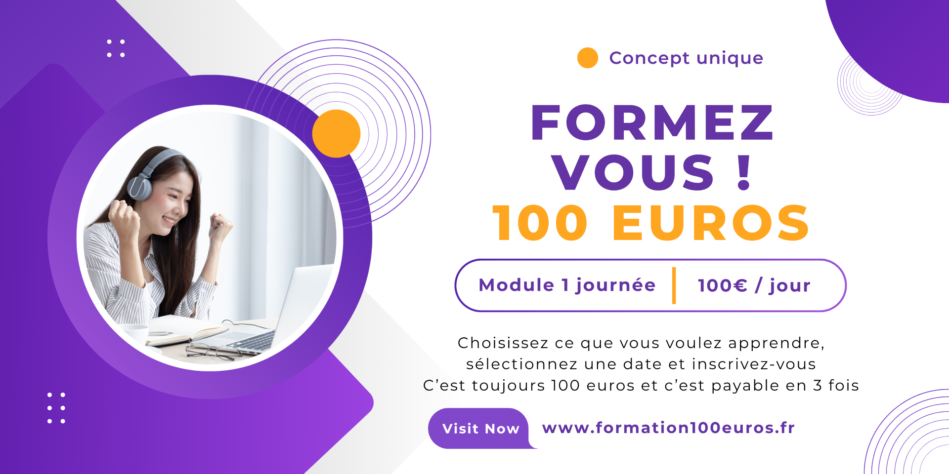 formation100euros site internet : formation100euros.fr